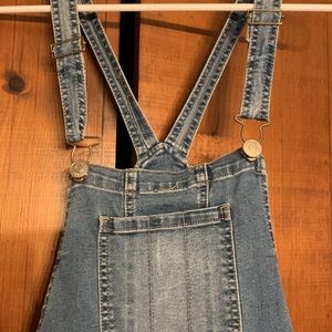 Justice Overalls with Lace Detail